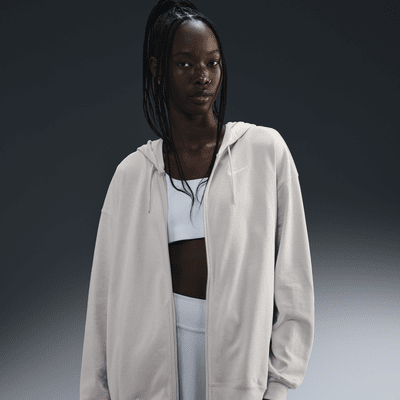 Nike Sportswear Women's Oversized Jersey Full-Zip Hoodie. Nike.com